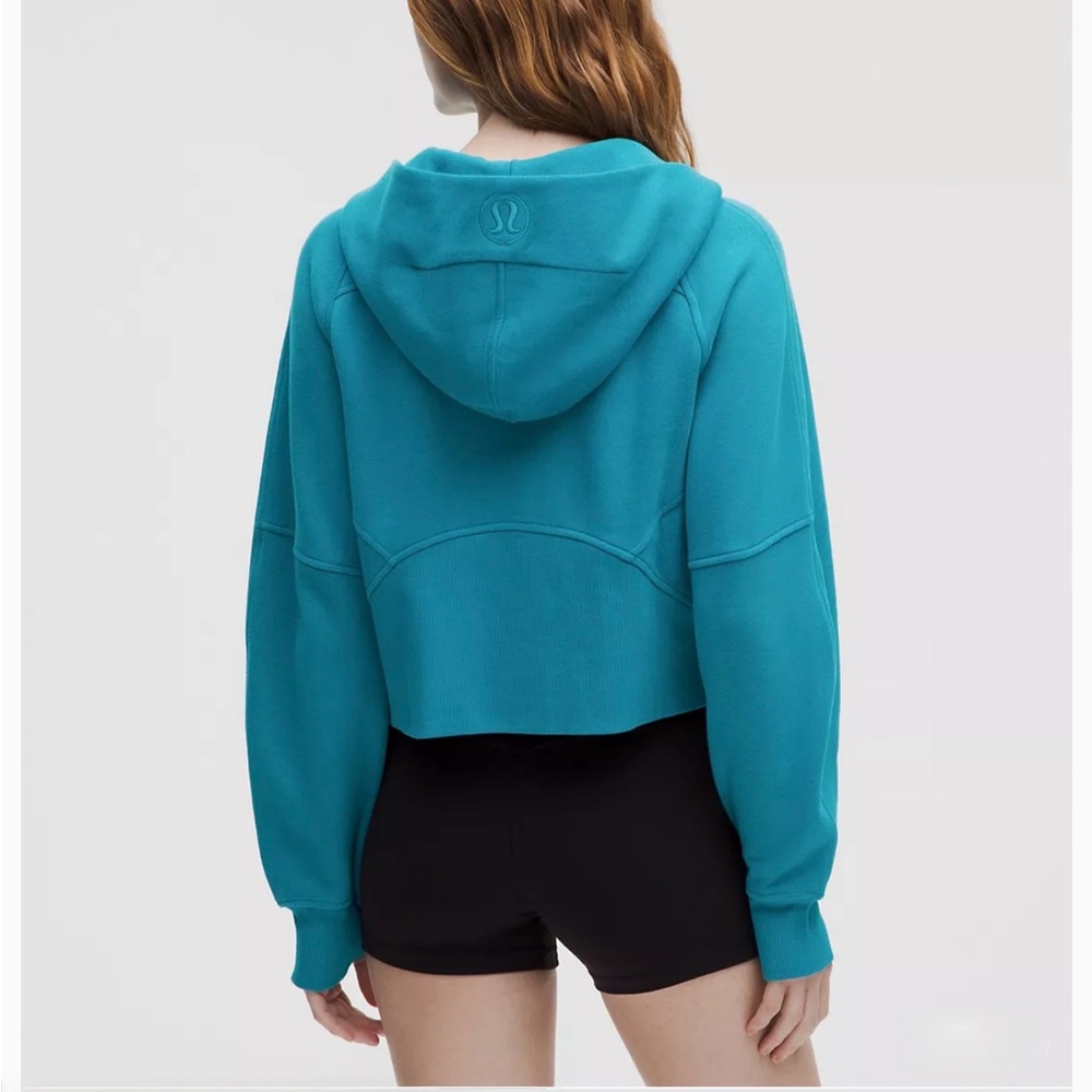 Lululemon NWT Scuba Oversized Half Zip Hoodie, Hawaiian Blue, XS/S